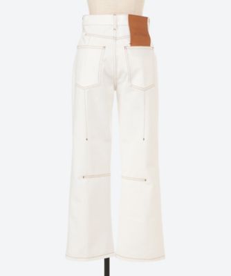 【新品】定価91,300円 JACQUEMUS ジャックムス ホワイトデニム デニムパンツ | JACQUEMUS (Women)/ジャックムス | 三越伊勢丹