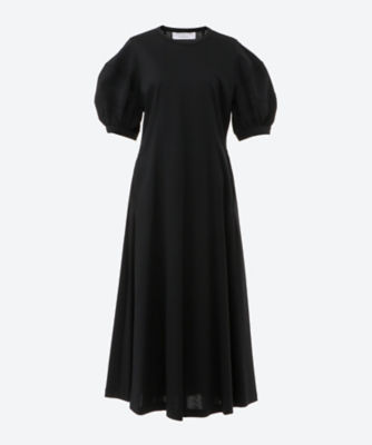 ＜三越伊勢丹/公式＞ AKIRANAKA (Women)/アキラナカ Lantan Sleeve Jersey Dress BK BLACK ワンピース・ドレス【三越伊勢丹/公式】