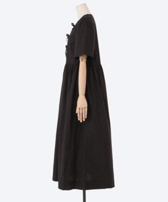 GANNI☆関税込み☆ストライプ ソフトコットン リブ 半袖ドレス GANNI ストライプ シャツドレス | グリーン | FARFETCH JP