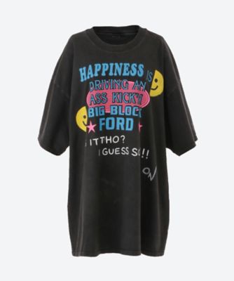 ＜ORONO Merch×ReStyle (Women)＞Ｔシャツ　Ｈａｐｐｙ（ｍａｙｂｅ）