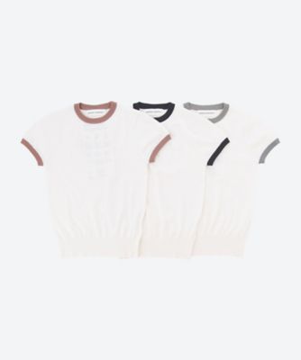 ＜extreme cashmere (Women)＞半袖ニット　３３９