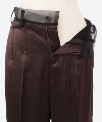 パンツ chika 大阪店WEB限定受注制【Chikashitsu +】zip cargo pants | OUR