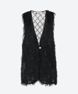 ＜leur logette (Women)＞ｆｌｕｆｆｙ　ｖｅｓｔ