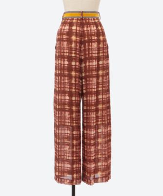 ｓｈａｄｏｗ　ｃｈｅｃｋ　ｐｒｉｎｔ　ｐａｎｔｓ