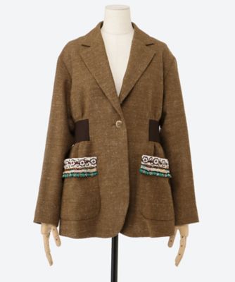 るる汰ページ wool linen jacket | leur logette (Women)/ルール