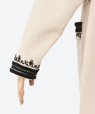 ｓａｎｄｐｉｔ　ｗｏｏｌ　ｅｍｂｒｏｉｄｅｒｙ　ｃｏａｔ　０１３５９