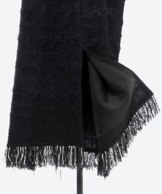 ｃｕｒｌｙ　ｃｈｅｃｋ　ｍｏｈａｉｒ／ｍａｒｂｌｅ　ｔｗｅｅｄ　ｃａｍｉｓｏｌｅ　ｄｒｅｓｓ