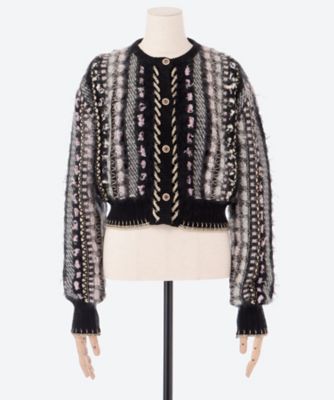 ｍｏｈａｉｒ　ｗｏｏｌ　ｔｗｅｅｄ　ｋｎｉｔ　ｃａｒｄｉｇａｎ