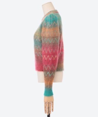 ｚｉｇ　ｚａｇ　ｇｒａｄａｔｉｏｎ　ｋｎｉｔ　ｔｏｐ