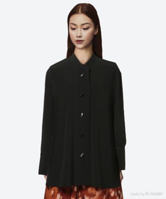 ＜AKIRANAKA (Women)＞Ｓｉｂｙｌ　ｏｒｅ　ｂｕｔｔｏｎｓ　ｓｈｉｒｔ
