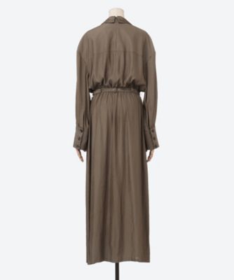 d*3様 AKIRA NAKA♡美品 タッセル付リブニット 日本製 Nora Insert collar dress BR | AKIRANAKA