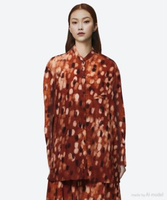 ＜AKIRANAKA (Women)＞Ａｉｘ　ｓｈｉｒｔ　ＢＲ
