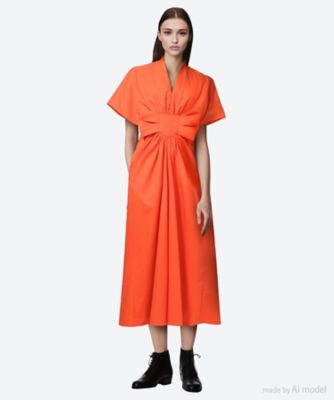 ＜PRUNE GOLDSCHMIDT (Women)＞ドレス　ＤＲＡＰＥＤ　ＤＲＥＳＳ　ＷＩＴＨ　ＢＯ