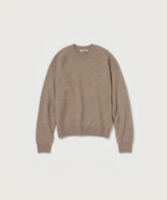 ＜AURALEE (Women)＞ＢＡＢＹ　ＣＡＳＨＭＥＲＥ　ＫＮＩＴ　Ｐ／Ｏ　Ａ２４ＡＰ０６ＢＣ