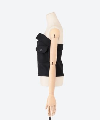 WOOL STRAPLESS TOP 17458 | HYKE (Women