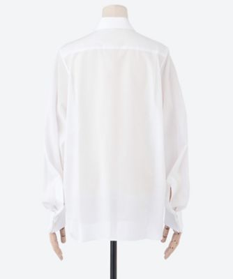VOILE BIB FRONT SHIRT | HYKE (Women