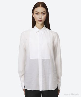 ＶＯＩＬＥ ＢＩＢ ＦＲＯＮＴ ＳＨＩＲＴ | HYKE (Women)/ハイク | 三越伊勢丹オンラインストア・通販【公式】