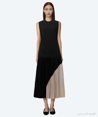 みゆうCHIEKO+ silk wool easy vest36 美品 CHIEKO+ チエコプラスsilk wool easy vest36