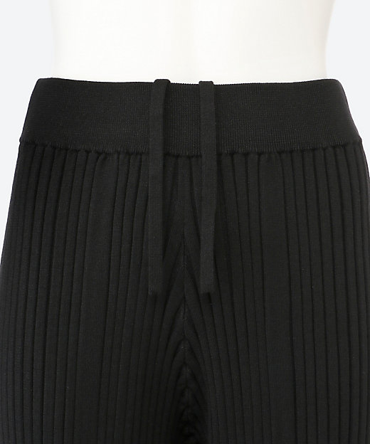 WIDE RIBBED SWEATER PANTS | HYKE WIDE RIBBED SWEATER PANTS | HYKE