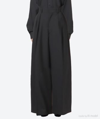 ＜HYKE (Women)＞ＴＲＯＰＩＣＡＬ　ＷＩＤＥ　ＬＥＧ　ＰＡＮＴＳ