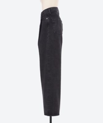 TWILL WIDE LEG JEANS – HYKE ONLINE STORE