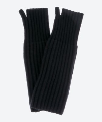 ＜HYKE (Women)＞ＷＯＯＬ　ＲＩＢＢＯＮ　ＡＲＭ　ＷＡＲＭＥＲＳ