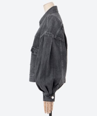 BALLOON SLEEVE DENIM JACKET