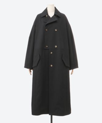 ジュンミカミ　ノーカラー　ロングコート ジュンミカミ ノーカラー ロングコート フォルムノーカラーロング