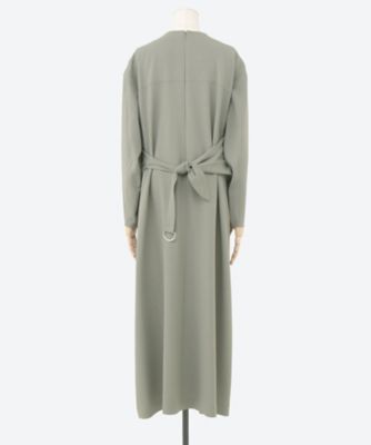 孤高のカトレア Claire wrap waist dress KH | AKIRANAKA