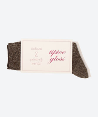 ＜babaco (Women)＞２　Ｐａｉｒｓ　ｏｆ　Ｗｏｒｄｓ―ｔｉｐｔｏｅ　ｇｌｏｓｓ