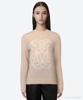 ＜PRUNE GOLDSCHMIDT (Women)＞セーター　ＰＵＬＬ　ＭＯＮＯＧＲＡＭ
