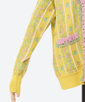flower jacquard cardigan 20525