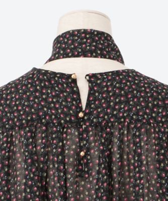 ｃｈｅｒｒｙ　ｒｏｓｅ　ｓｉｌｋ　ｃｈｉｆｆｏｎ　ｐｒｉｎｔ　ｂｌｏｕｓｅ　０３６２３