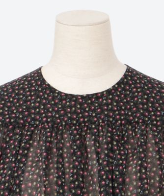 ｃｈｅｒｒｙ　ｒｏｓｅ　ｓｉｌｋ　ｃｈｉｆｆｏｎ　ｐｒｉｎｔ　ｂｌｏｕｓｅ　０３６２３