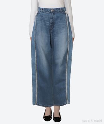 ＜leur logette (Women)＞１２ｏｚ　ｄｅｎｉｍ　ｐａｎｔｓ　（ｗｉｔｈ　ｂｉｊｏｕ）　０５４１２