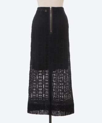 ｆｌｏｗｅｒ　ｓｑｕａｒｅ　ｌａｃｅ　ｓｋｉｒｔ　０４４６７