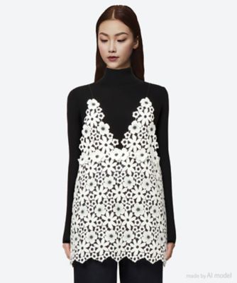 ＜leur logette (Women)＞ｃｏｕｔｕｒｅ　ｆｌｏｗｅｒ　ｅｍｂｒｏｉｄｅｒｙ　ｃａｍｉｓｏｌｅ　０３６２７