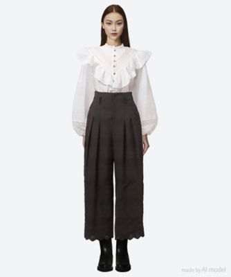 ｃｏｔｔｏｎ　ｓｃａｌｌｏｐｅｄ　ｅｍｂｒｏｉｄｅｒｙ　ｐａｎｔｓ　０５４０９