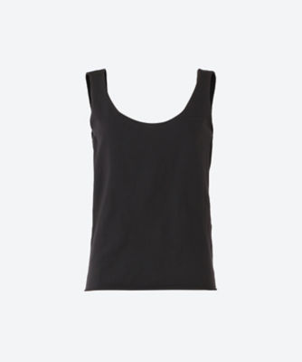 ★カジェヘラ★ロゴPrint★SIDEメッシュノースリーブカットソー ライトスムース ノースリーブカットソー（Tシャツ/カットソー