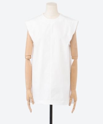 HYKE - HYKE / ハイク | 2021SS | TASLAN TWILL TOP / バックジップ スリット ブラウス | 1 | ホワイト | レディース HYKE(ハイク)】 TASLAN TWILL TOP｜パリゴ尾道店｜尾道本通り商店街