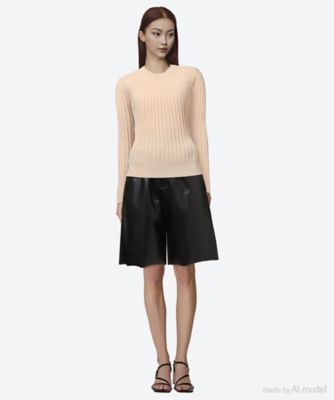 美品　ハイク♡WIDE RIBBED SWEATER BUSTIER TOP HYKE / WIDE RIBBED SWEATER BUSTIER TOP ( BLACK / NAVY / PLUM