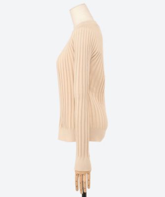 WIDE RIBBED SWEATER 25SS／11382