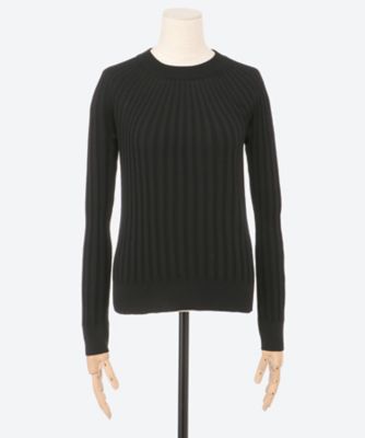 WIDE RIBBED SWEATER 25SS／11382 | HYKE