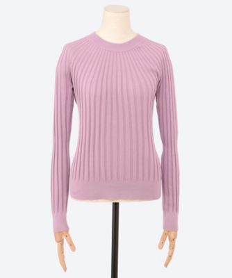 WIDE RIBBED SWEATER 25SS／11382
