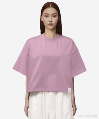 HYKE (Women)/ハイク ＣＲＯＰＰＥＤ　ＳＨＯＲＴ―ＳＬＶ　ＴＥＥ　（６．５ＯＺ）　１２３７８