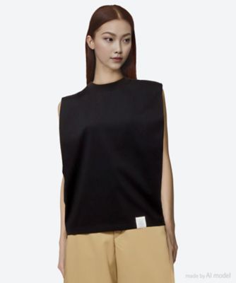 ＜HYKE (Women)＞ＳＬＥＥＶＥＬＥＳＳ　ＴＥＥ　（６．５ＯＺ）　２５ＳＳ／１２４０７