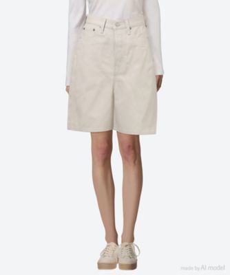 ＜HYKE (Women)＞ＷＨＩＴＥ　ＤＥＮＩＭ　ＳＨＯＲＴＳ　１３３３９