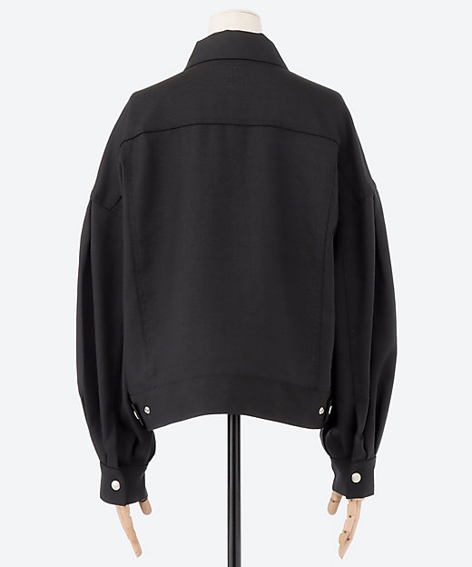 OXFORD BALLOON SLEEVE JACKET OXFORD BALLOON SLEEVE JACKET