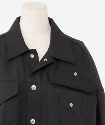 ジャケット・アウター HYKE 25SS OXFORD BALLOON SLEEVE JACKET HYKE 25SS OXFORD BALLOON SLEEVE JACKET