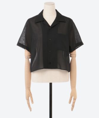 Ｔ／Ｗ　ＶＯＩＬＥ　ＣＲＯＰＰＥＤ　ＳＨＩＲＴ　２５ＳＳ／１５２４１